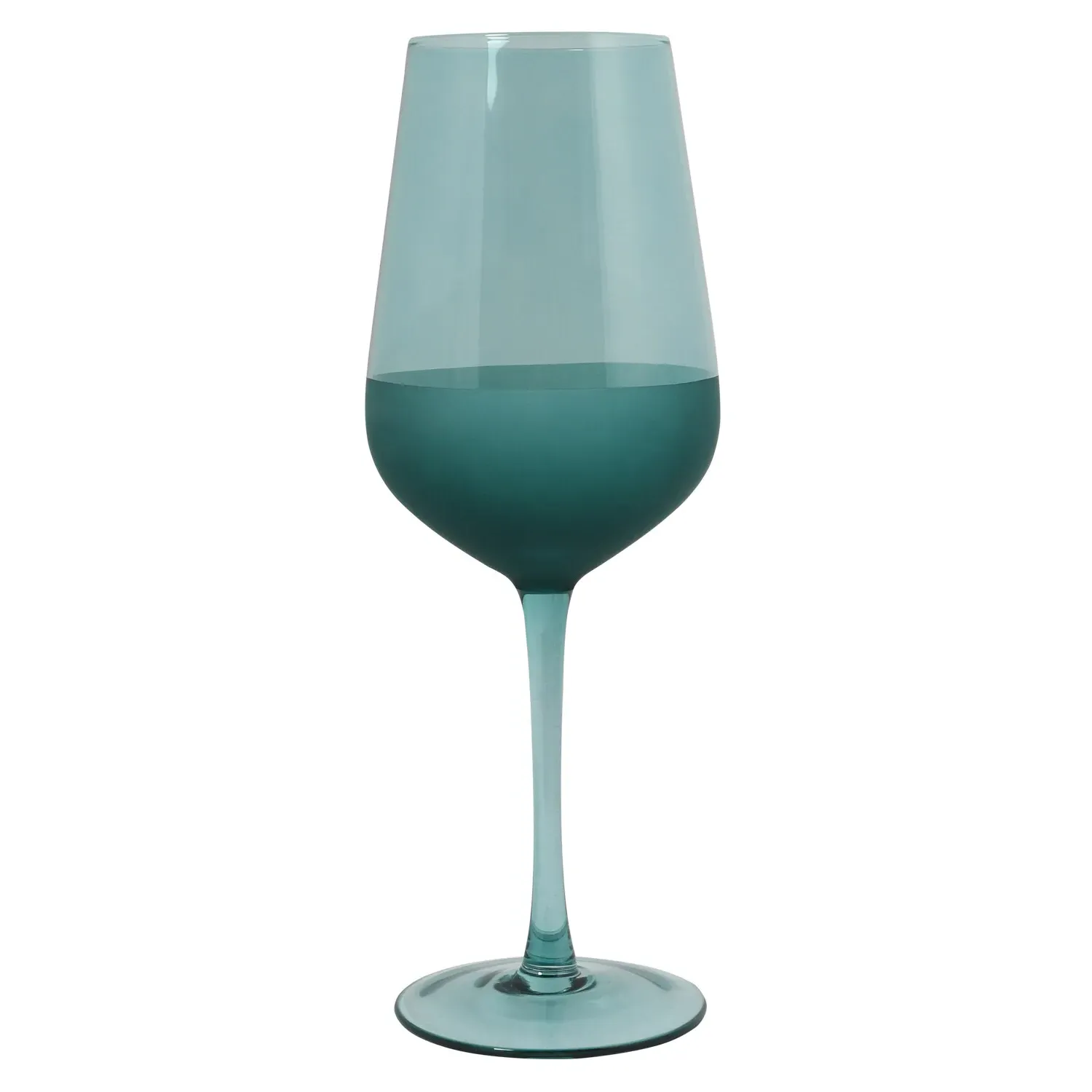 Jaida Set of 4 Wine Glasses - Blue image
