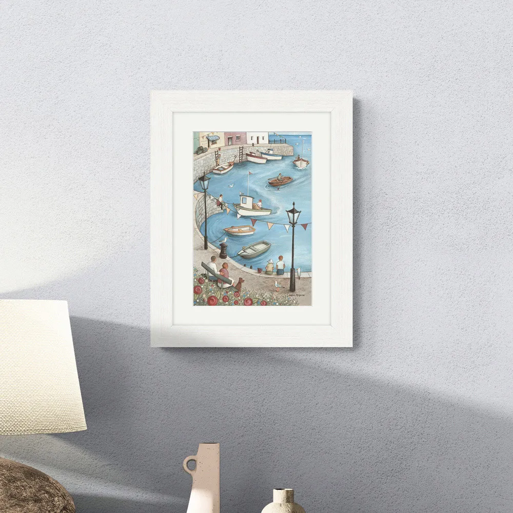 Janice McGloine Seaside Framed Print