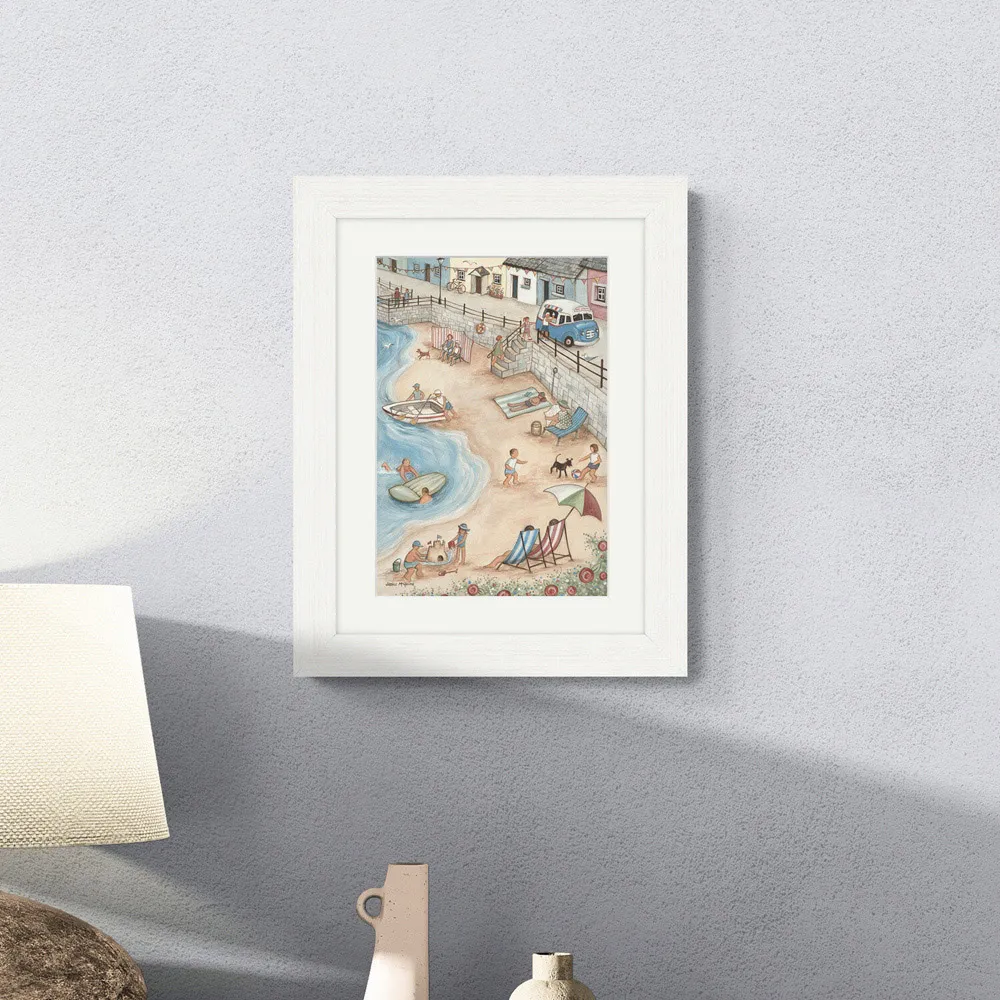 Janice McGloine Seaside Framed Print