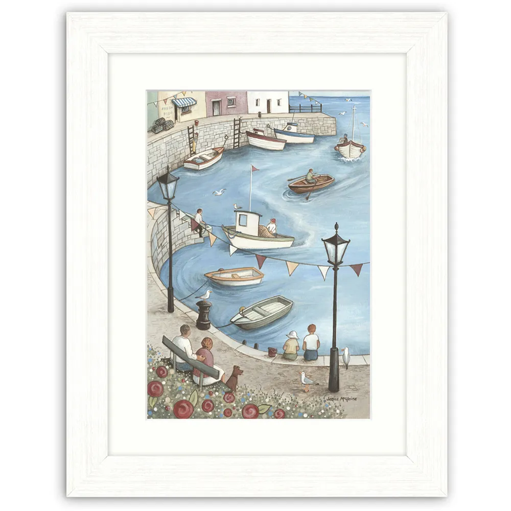Janice McGloine Seaside Framed Print