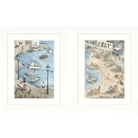Janice McGloine Seaside Framed Print