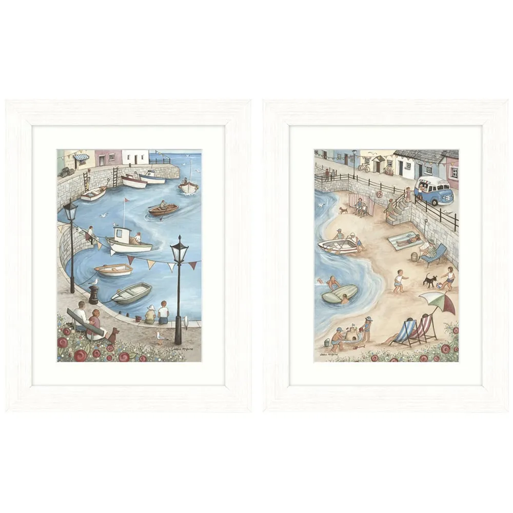 Janice McGloine Seaside Framed Print