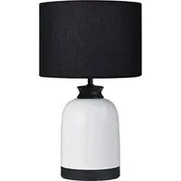 Jessa Table Lamp - Black and White