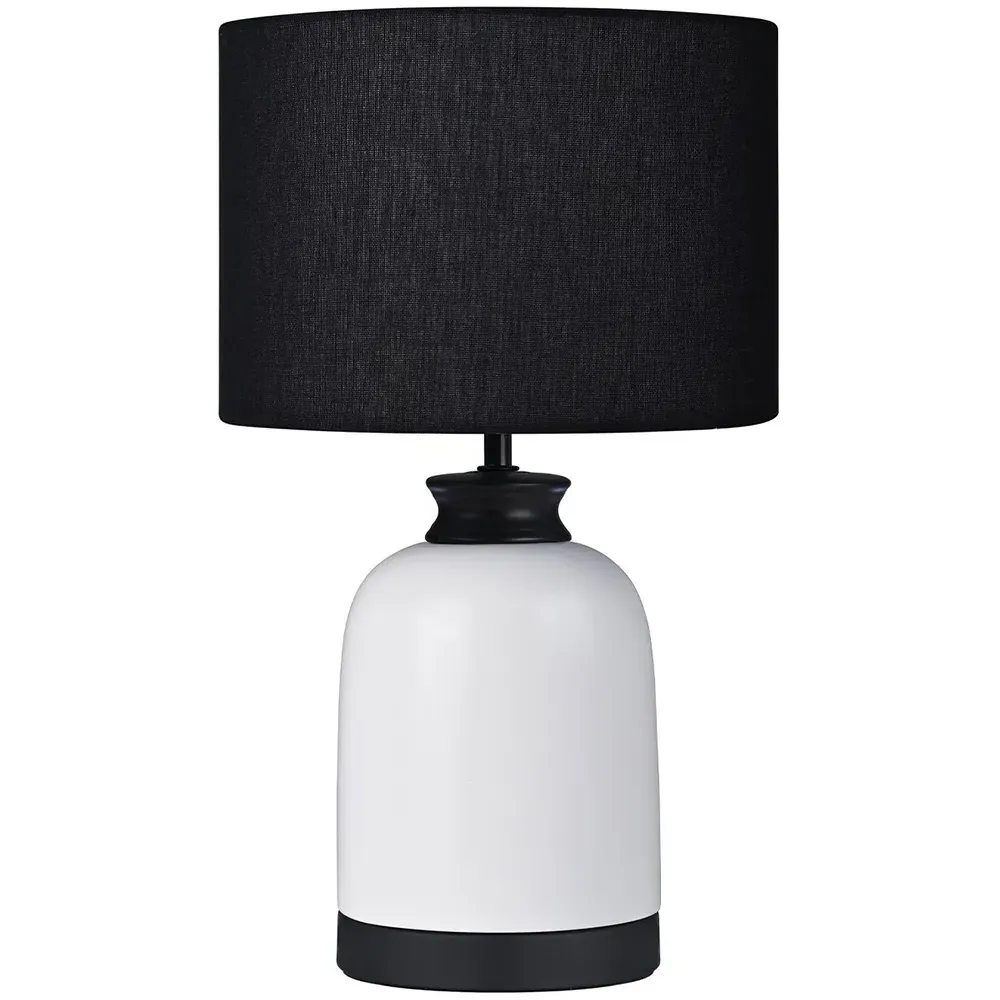 Jessa Table Lamp - Black and White image