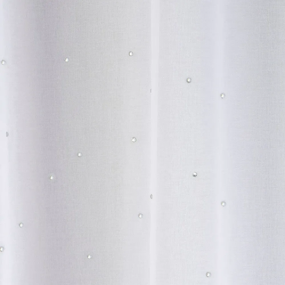 Jewel Curtain Panel - White