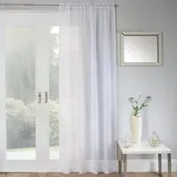 Jewel Curtain Panel - White