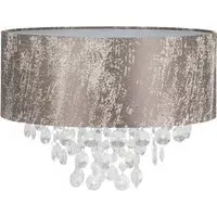 Jewel Droplet Lamp Shade - Grey