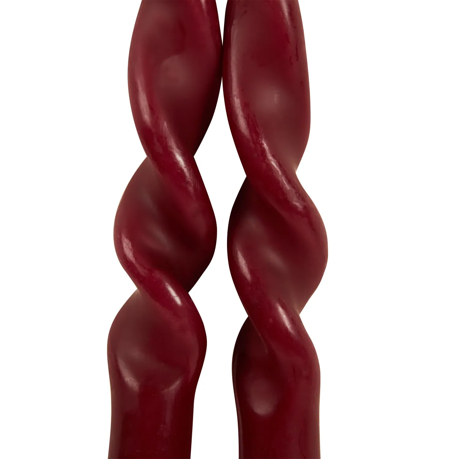 Jewel Twist Taper Candles Set of 2 - Green, Orange, Red