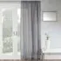 Jewel Voile Curtain Panel - Grey