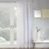 Jewel Voile Curtain Panel - White