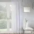 Jewel Voile Curtain - White