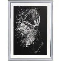 Jewelled Pirouette Framed Wall Art - Black