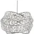 Jewelled Twisted Pendant Light - Clear