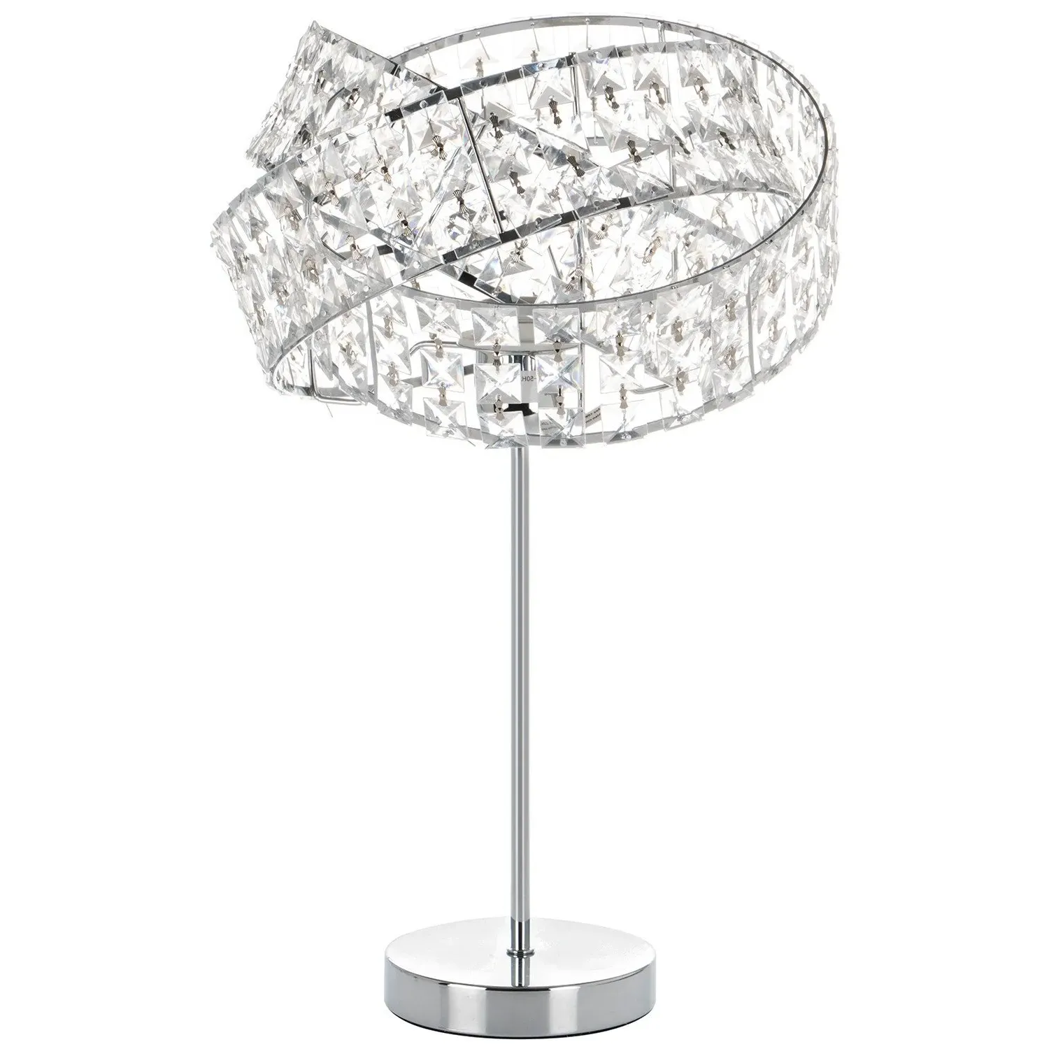 Jewelled Twisted Table Lamp
