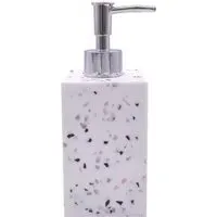 Jules Terrazzo Soap Dispenser - White