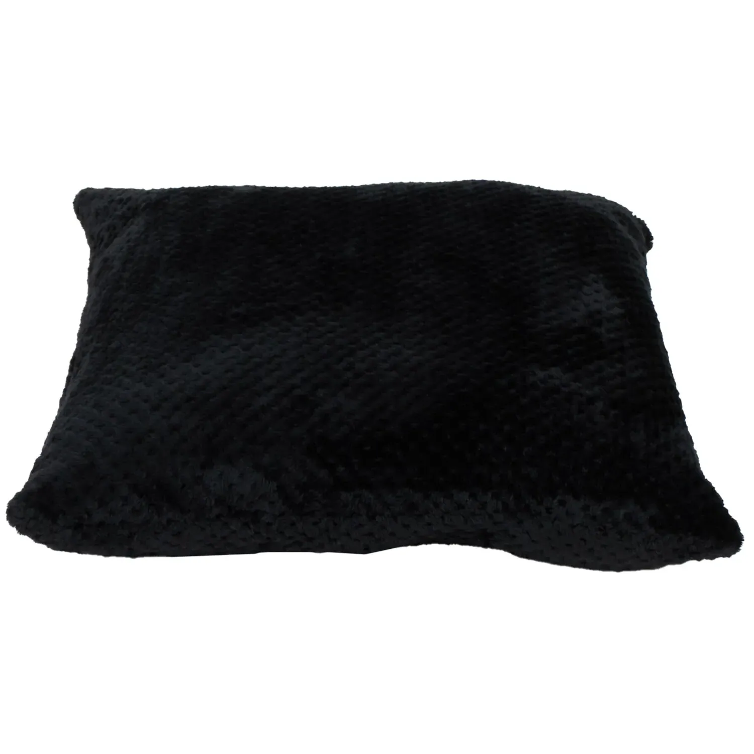 Jumbo Fleece Cushion - Black