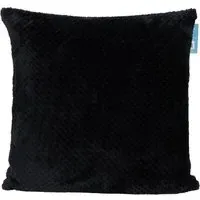 Jumbo Fleece Cushion - Black