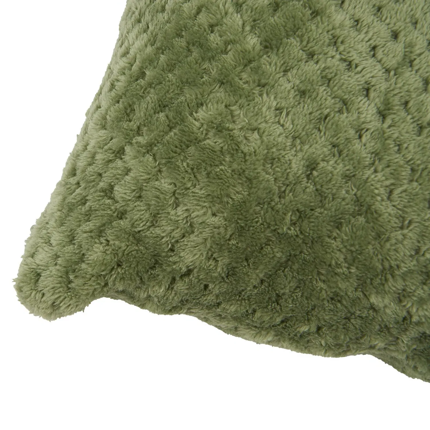 Jumbo Fleece Cushion - Green