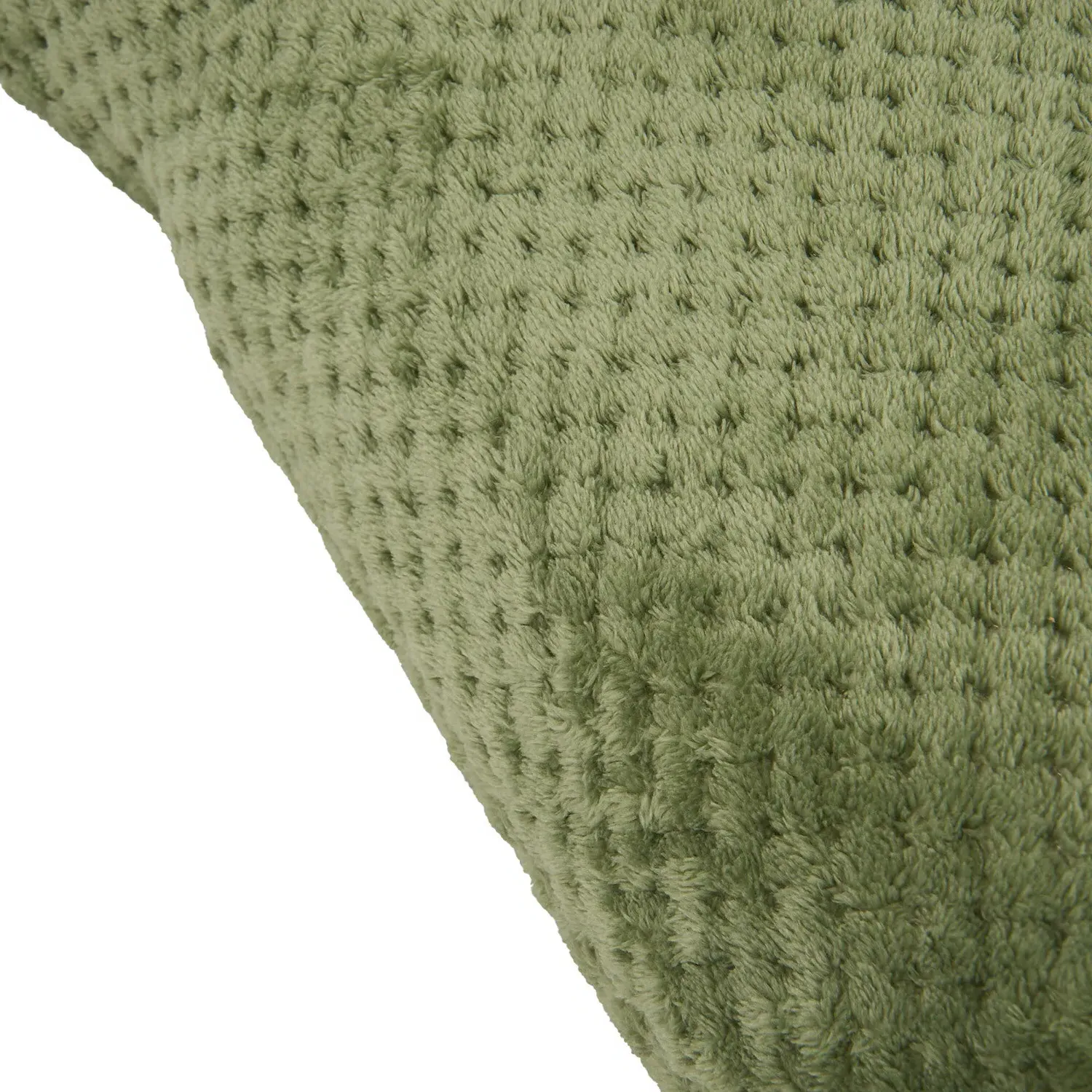 Jumbo Fleece Cushion - Green