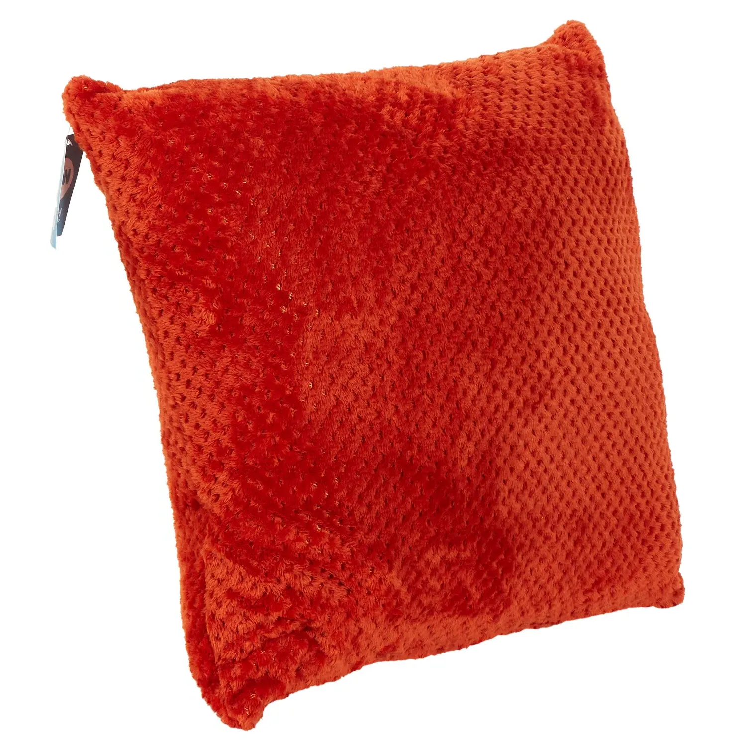 Jumbo Fleece Cushion - Rust