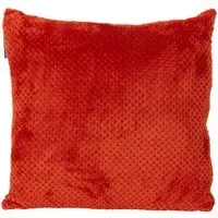 Jumbo Fleece Cushion - Rust