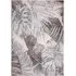 Jungle Leaf 140cm Rug - Grey