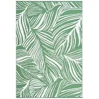Jungle Leaf Outdoor Rug - Green