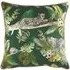 Jungle Leopard Design Cushion 43x43cm - Green