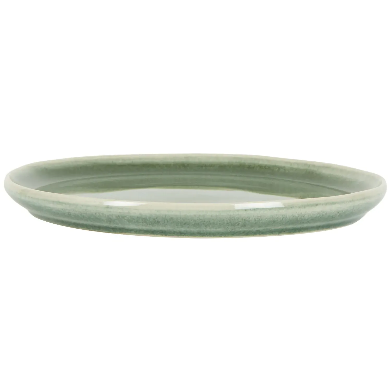 Juniper Reactive Glaze Side Plate - Green
