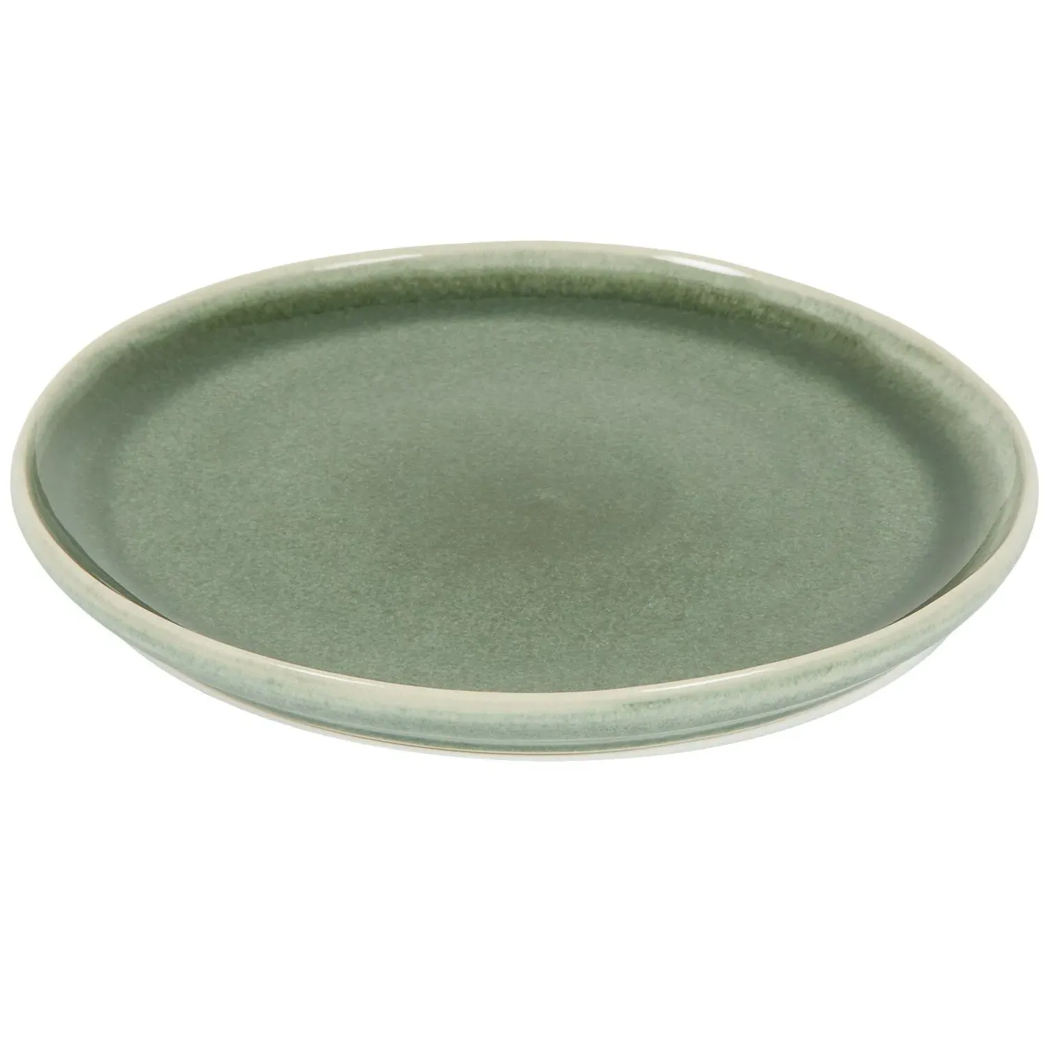 Juniper Reactive Glaze Side Plate - Green