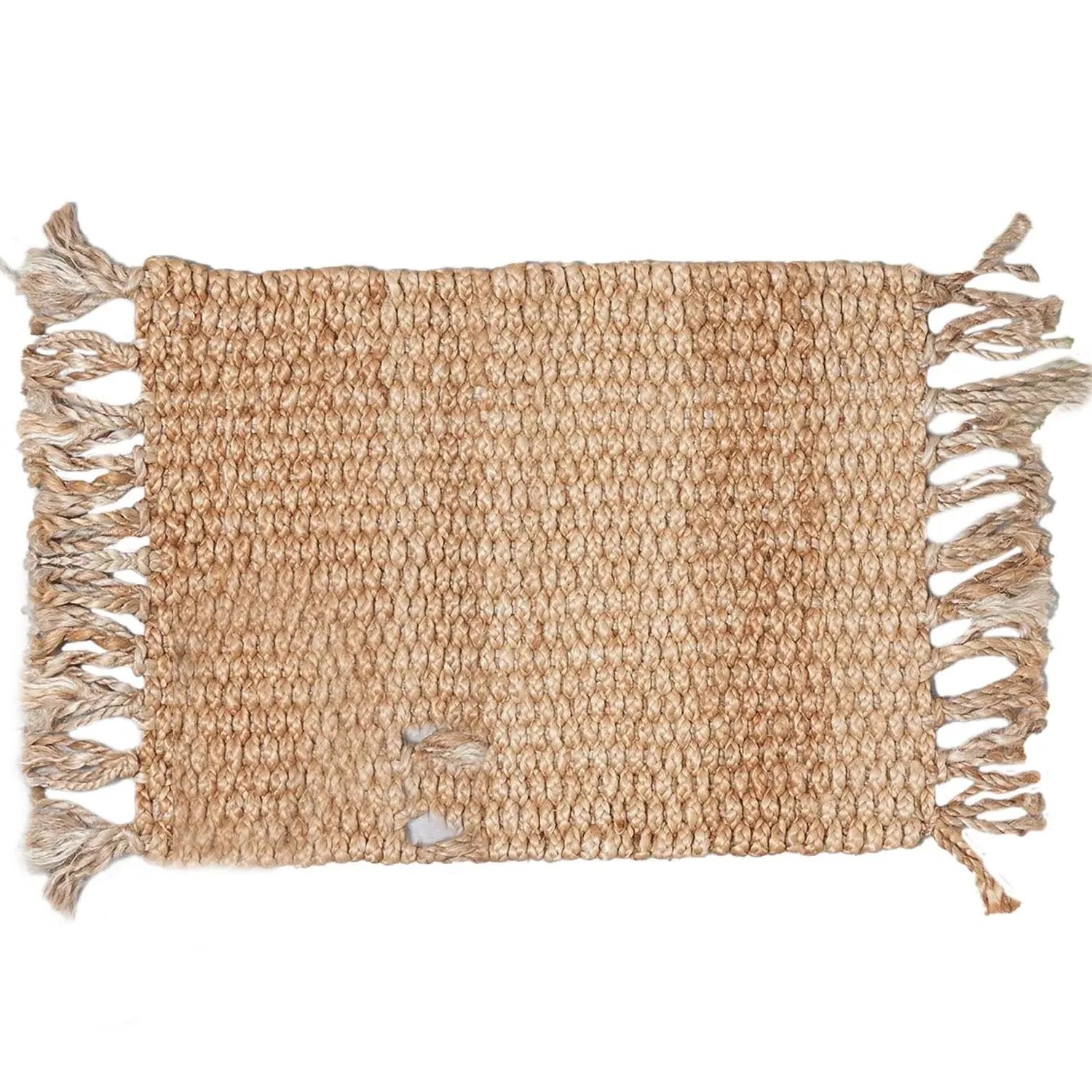 Jute Floor Mat - Solid image