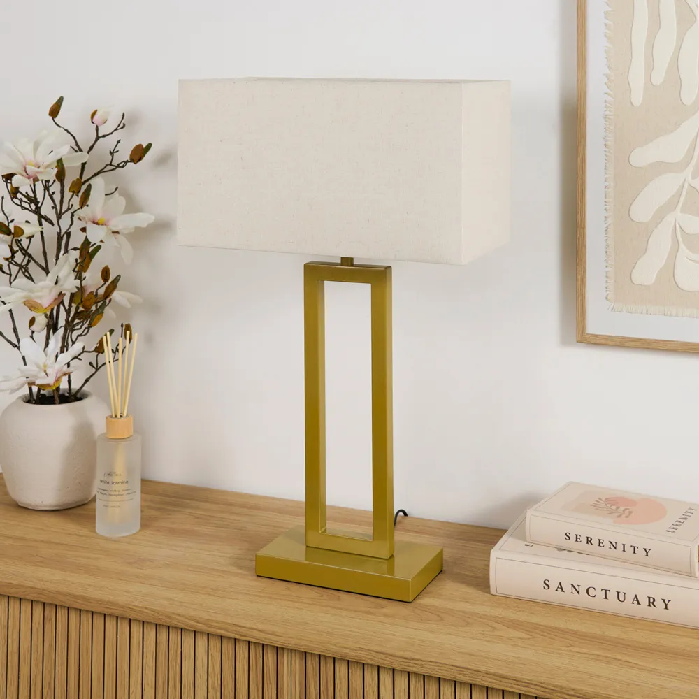Kaisley Table Lamp - Neutral, Gold