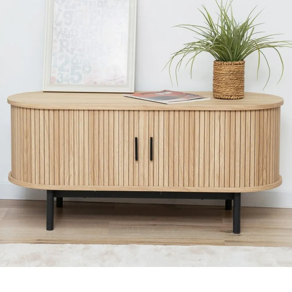 Kali 2 Door Coffee Table - Natural