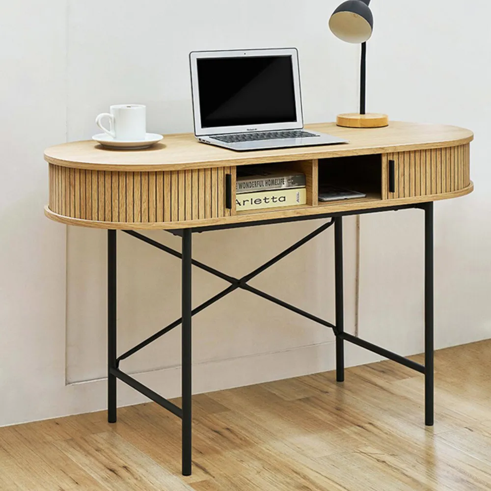 Kali Computer Desk - Natural