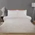 Kasiya Geo Double Duvet Set - Natural and White