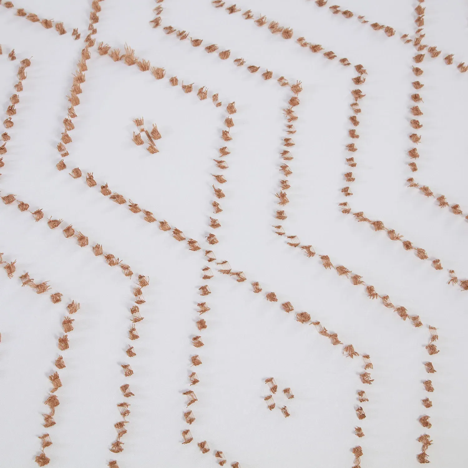 Kasiya Geo Single Duvet Set - Natural and White