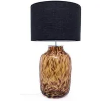 Katerina Table Lamp - Brown, Glass