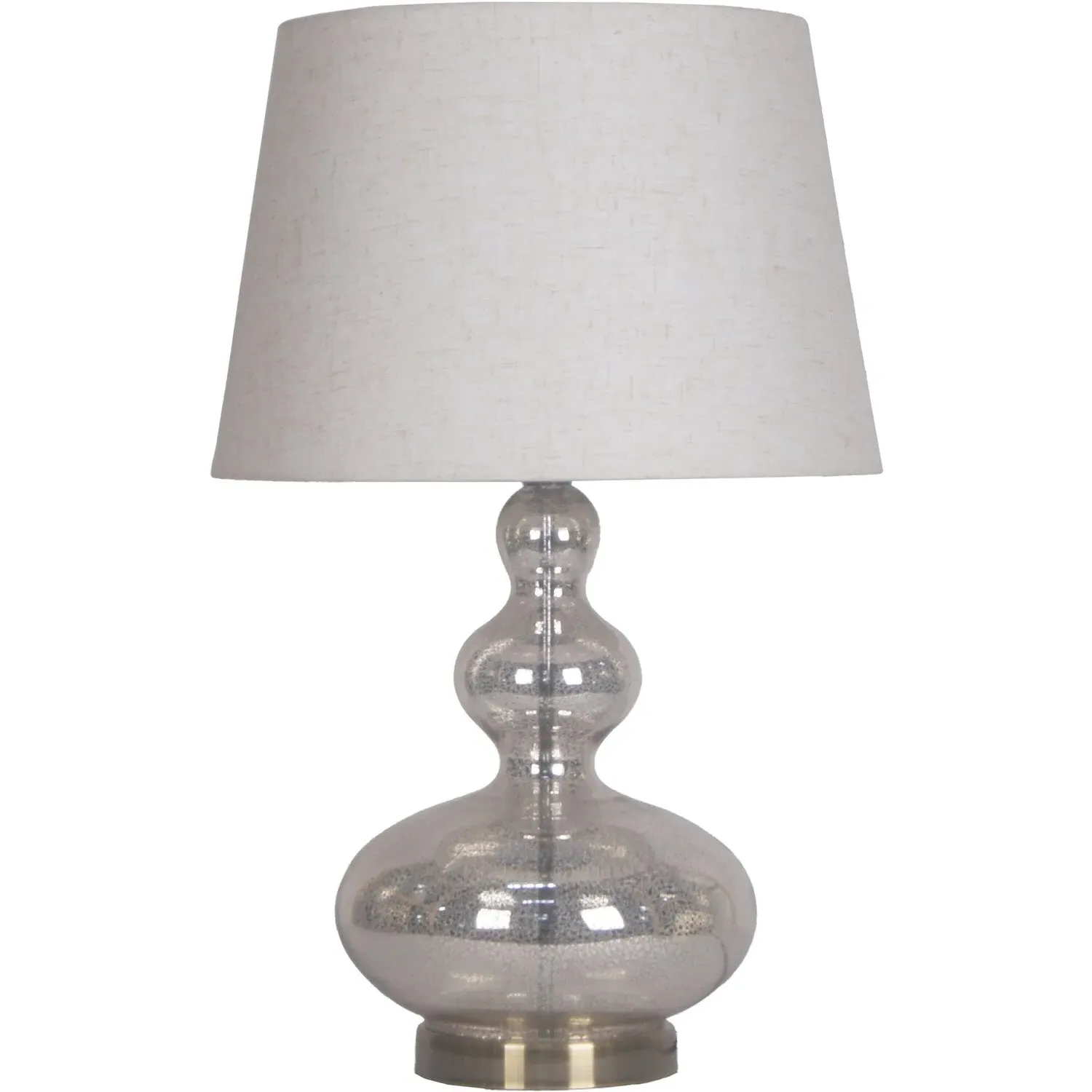 Kathleen Table Lamp - White, Silver image