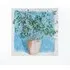 Kathryn Gold Edged Potted Plant Canvas - Blue