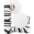 Kaya Table Lamp - White and Black