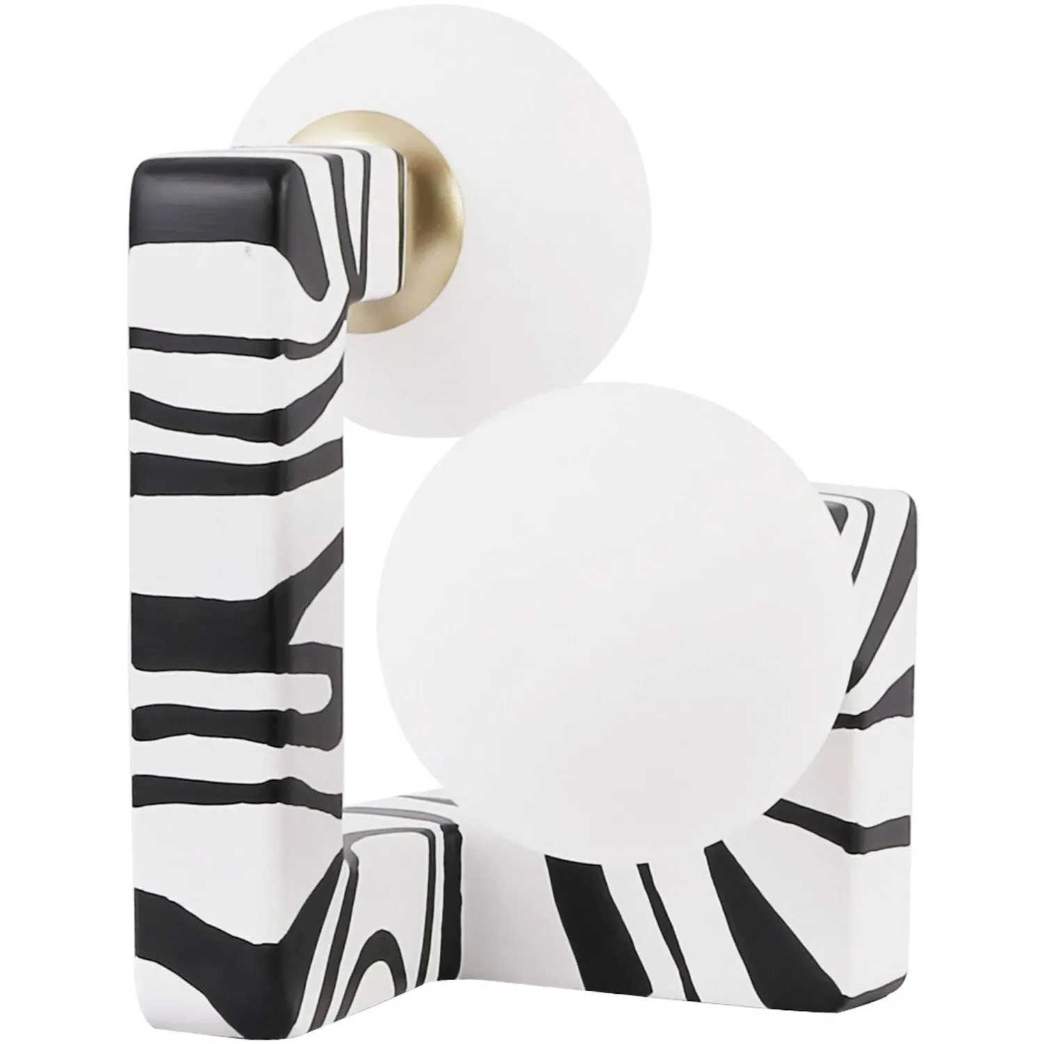 Kaya Table Lamp - White and Black image