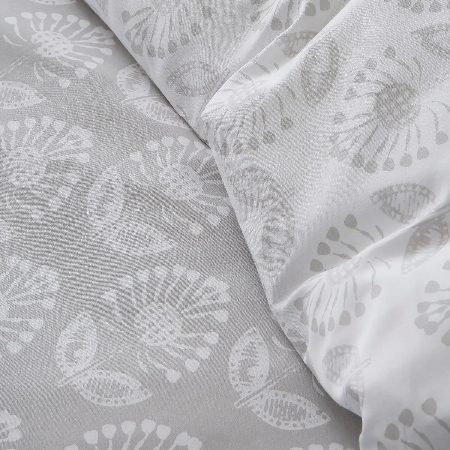 Keira Double Duvet Set - Grey