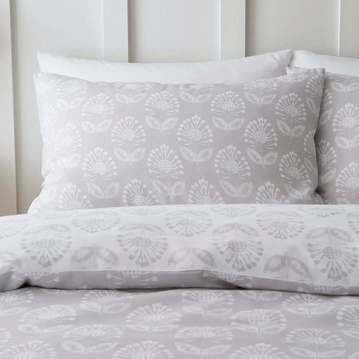 Keira Super King Duvet Set - Grey