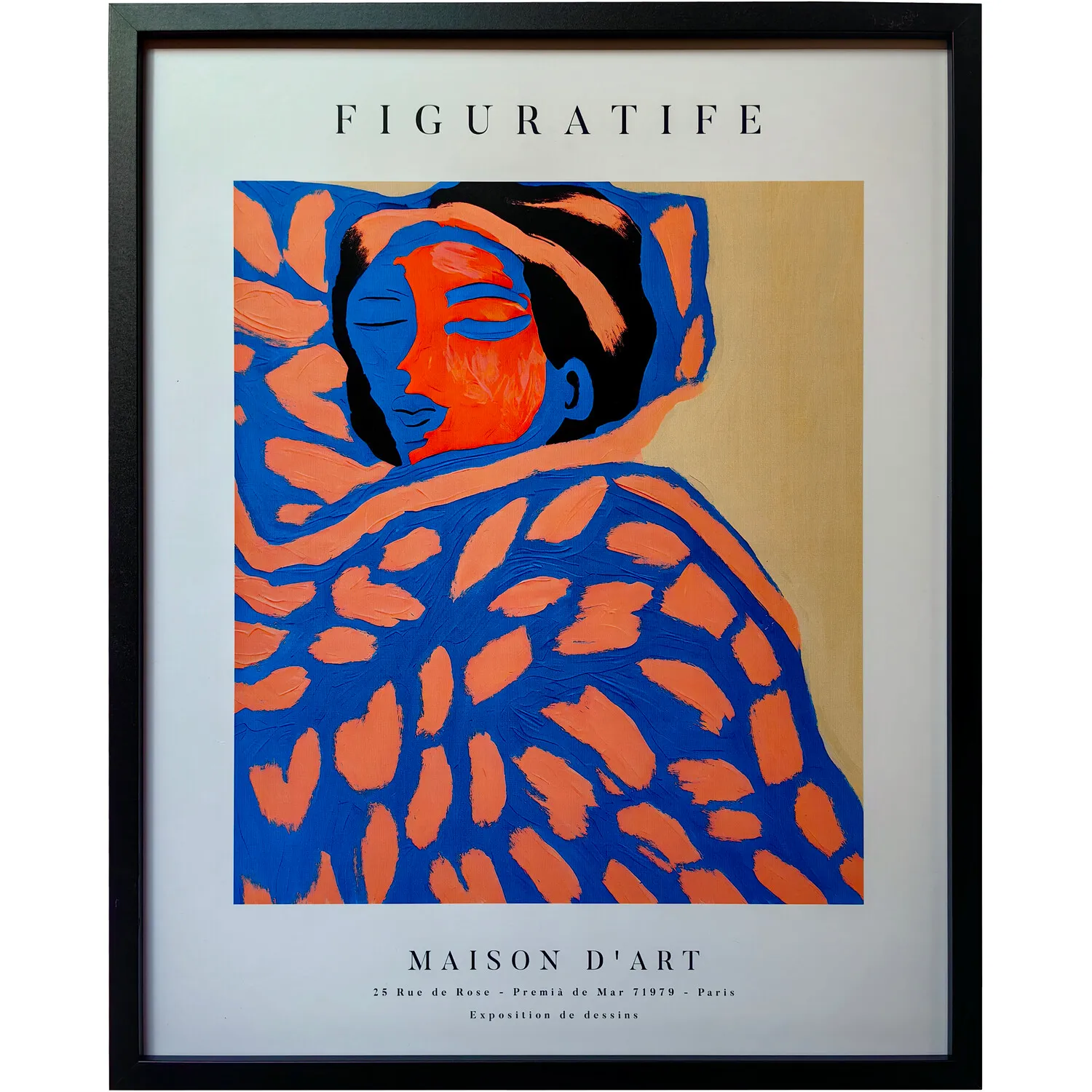 Kenny Portrait Set of 3 Framed Art - Multicolour