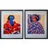 Kenny Portrait Set of 3 Framed Art - Multicolour