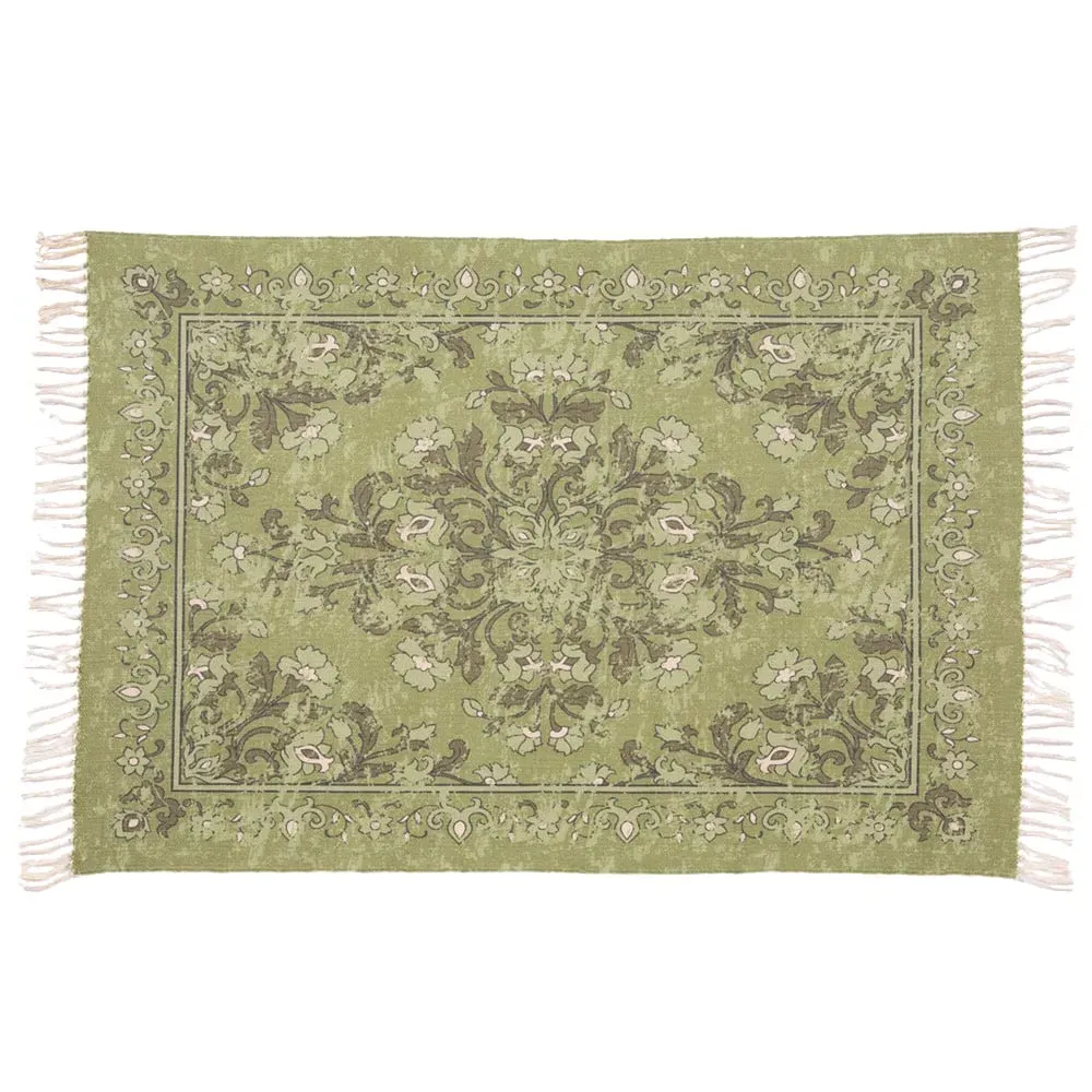 Kew 120x170cm Rug - Olive Green, Recycled Plastic