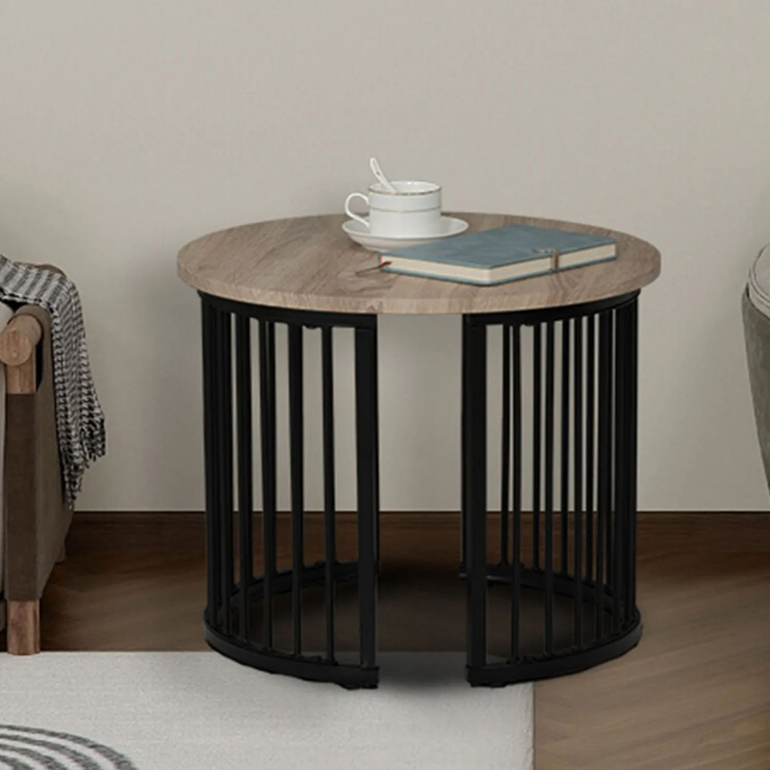 Kiko Coffee Table - Natural, Black