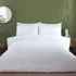 Kingsbridge King Size Duvet Cover and Pillowcase Set - White