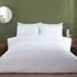 Kingsbridge Super King Duvet Cover and Pillowcase Set - White