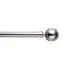 Kingsbury 120cm Curtain Pole - Silver